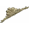 Shell & Garland Crest - STL 3D model for CNC carving