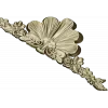 Shell & Garland Crest - STL 3D model for CNC carving