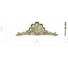 Shell & Garland Crest - STL 3D model for CNC carving