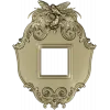 Ornate Dove Crest Frame STL for CNC