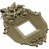 Ornate Dove Crest Frame STL for CNC