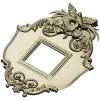 Ornate Dove Crest Frame STL for CNC