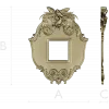 Ornate Dove Crest Frame STL for CNC