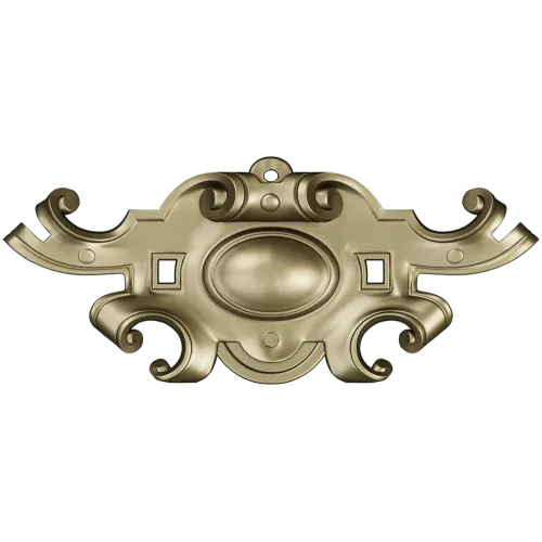 Rococo Cartouche 3D STL for CNC