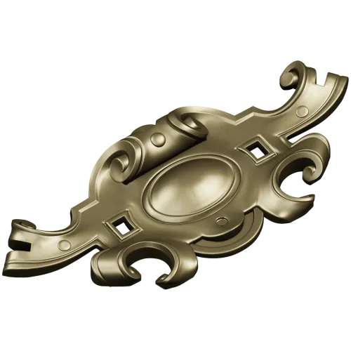Rococo Cartouche 3D STL for CNC