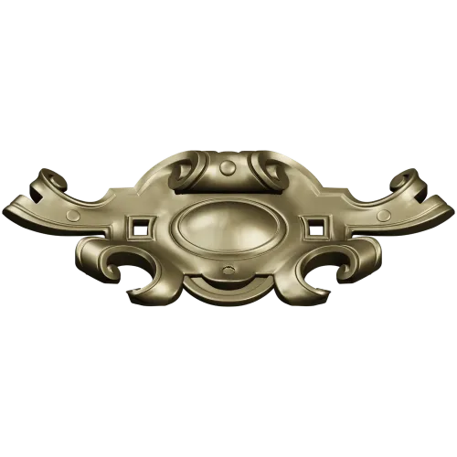 Rococo Cartouche 3D STL for CNC