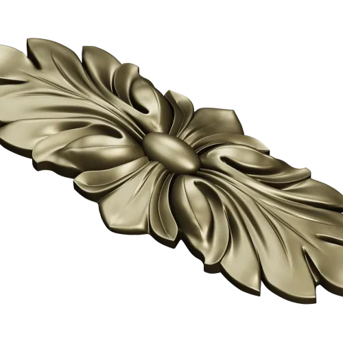 Листовой картуш для ЧПУ - 3D модель STL для декоративной накладки