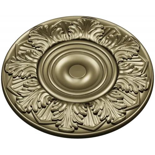 Classical Acanthus Rosette - STL 3D Model for CNC