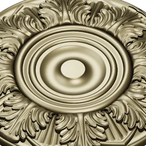 Classical Acanthus Rosette - STL 3D Model for CNC