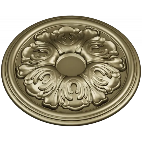 Acanthus Rosette Medallion - 3D STL model for CNC