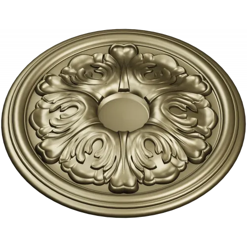 Acanthus Rosette Medallion - 3D STL model for CNC