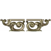 Ornate Acanthus Scroll Applique STL for CNC