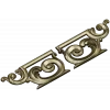 Ornate Acanthus Scroll Applique STL for CNC