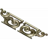 Ornate Acanthus Scroll Applique STL for CNC
