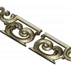 Ornate Acanthus Scroll Applique STL for CNC