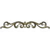 Baroque Acanthus Horizontal Ornament STL for CNC