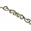 Baroque Acanthus Horizontal Ornament STL for CNC