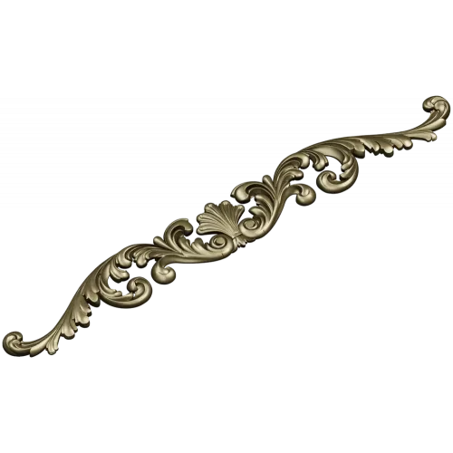 Акантовый картуш с раковиной - 3D модель STL для ЧПУ