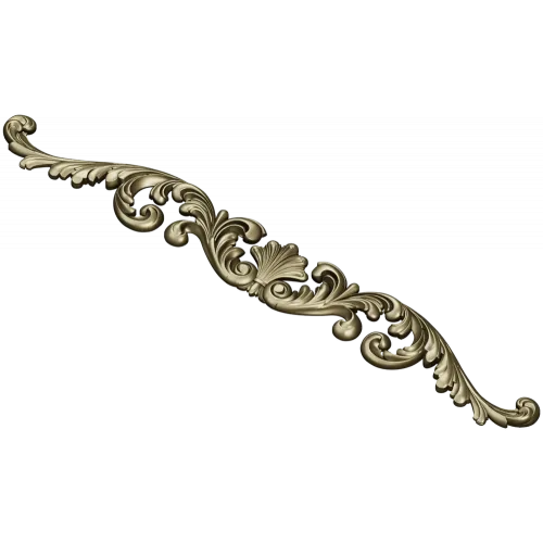 Акантовый картуш с раковиной - 3D модель STL для ЧПУ