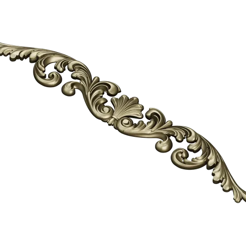 Акантовый картуш с раковиной - 3D модель STL для ЧПУ