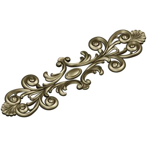 Rococo Acanthus Horizontal Ornament STL