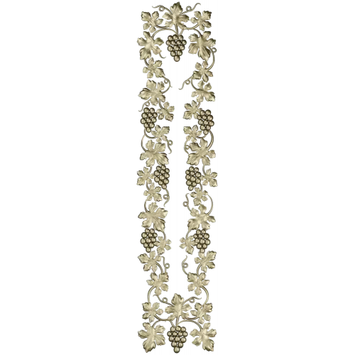 Grapevine Vertical Frieze STL for CNC