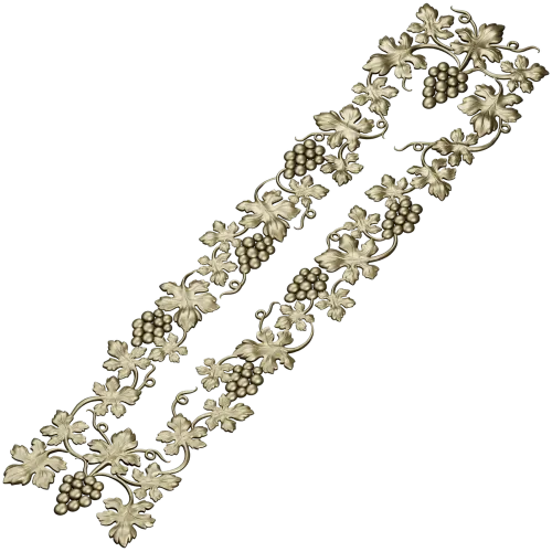 Grapevine Vertical Frieze STL for CNC