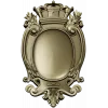 Regal Oval Cartouche STL 3D model for CNC