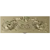 Картуш с парными грифонами - 3D панель для ЧПУ (STL)