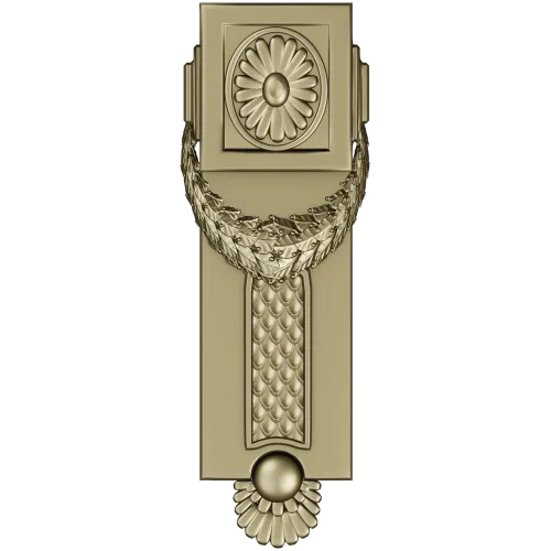 Classical Rosette Laurel Vertical Applique STL