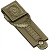Classical Rosette Laurel Vertical Applique STL