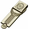 Classical Rosette Laurel Vertical Applique STL