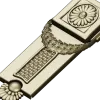 Classical Rosette Laurel Vertical Applique STL