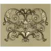 Baroque Acanthus Relief Panel STL for CNC