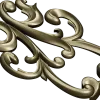 Acanthus Scroll Decorative STL for CNC Milling