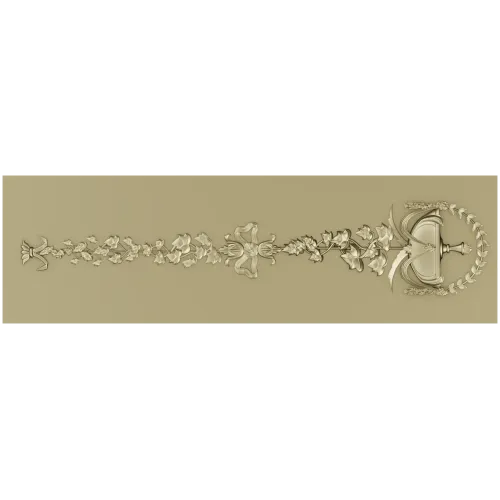 Mariner's Garland - decorative STL 3D model for CNC carving