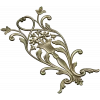 Вертикальный декоративный картуш "Вазон Флоралис" - stl файл для ЧПУ