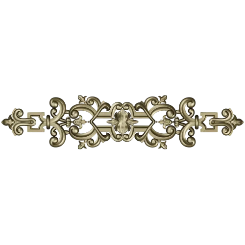 Baroque Acanthus Cartouche (STL)