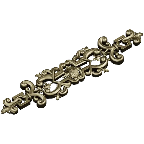 Baroque Acanthus Cartouche (STL)