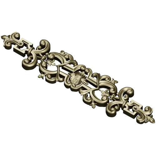 Baroque Acanthus Cartouche (STL)
