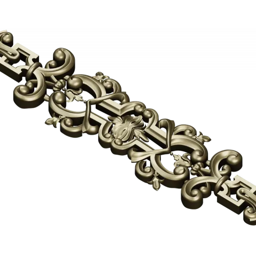 Baroque Acanthus Cartouche (STL)