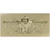 Heraldic Floral Cartouche - STL 3D model for CNC panel