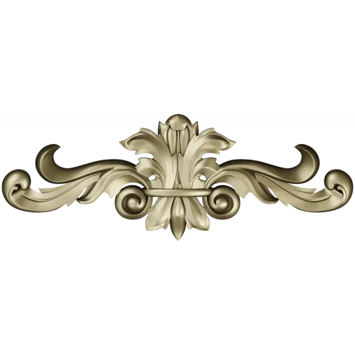 Ornamental Acanthus Applique STL for CNC