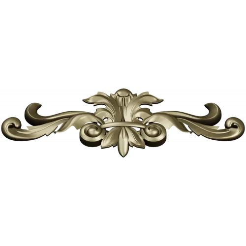 Ornamental Acanthus Applique STL for CNC