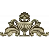 Classical Acanthus Urn Cartouche - STL 3D Model for CNC