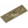 Regal Medallion Floral Cartouche - STL 3D model for CNC milling