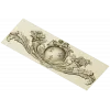 Regal Medallion Floral Cartouche - STL 3D model for CNC milling