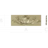 Regal Medallion Floral Cartouche - STL 3D model for CNC milling