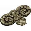 Ornate Acanthus Scroll STL for CNC Milling - High-Relief Decorative Applique