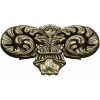 Ornate Acanthus Scroll STL for CNC Milling - High-Relief Decorative Applique